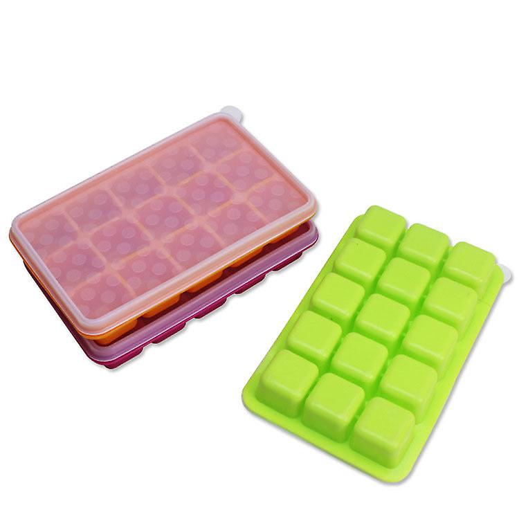 Ice Cube Trays Moids Frozen Storage Containers For Chocolate Cold Drinks 15 Grid Square