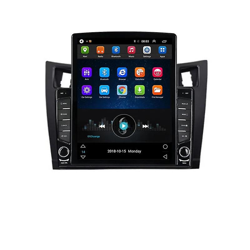 9.7" Android For TOYOTA Yaris 2005-2012 Tesla Type Car Radio Multimedia Video Player Navigation GPS