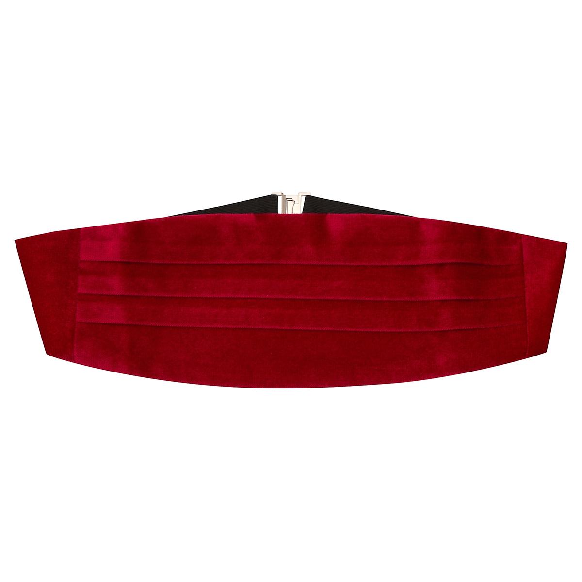 Red Velvet Cummerbund
