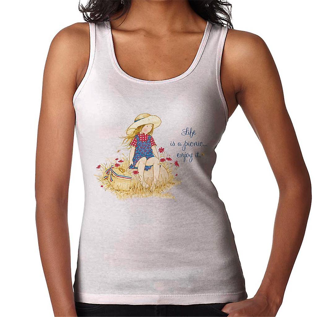 Holly Hobbie Life Is A Picnic Enjoy It Women's Vest