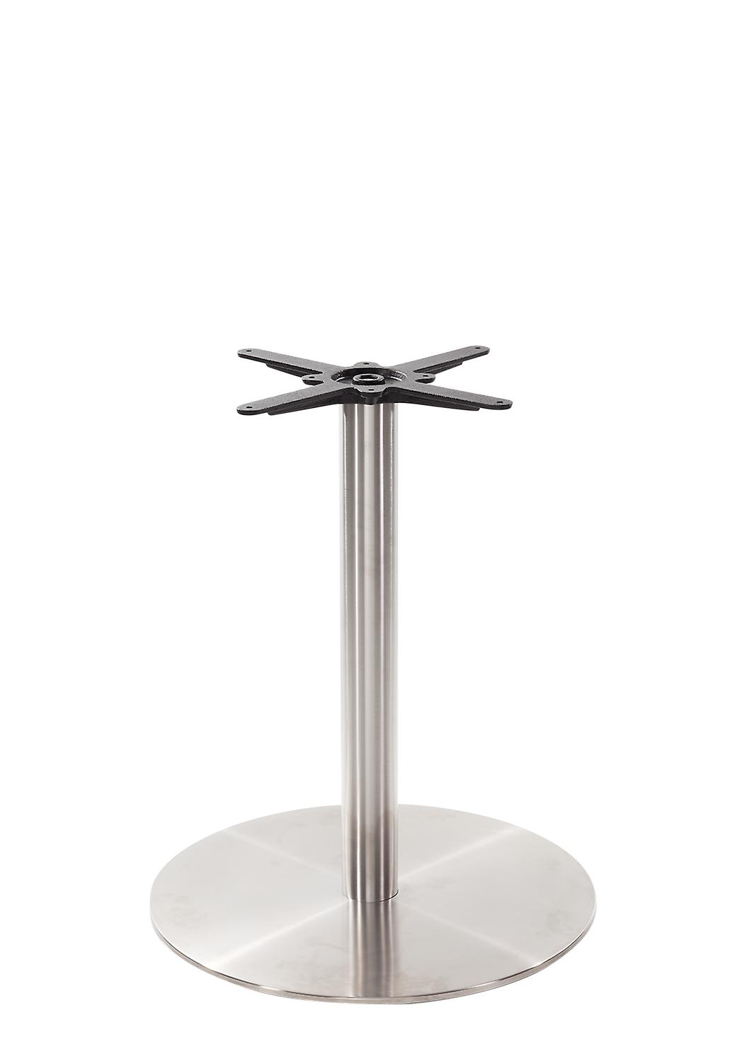 Round Stainless Steel Table Base - Large - Height - 730 Mm