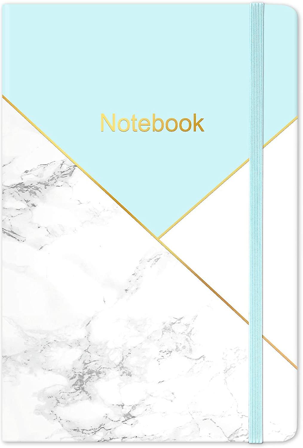 A5 Notebook, 144 Pages Lined Notebook, Hardcover Notebook with Cream Paper, Inner Pocket