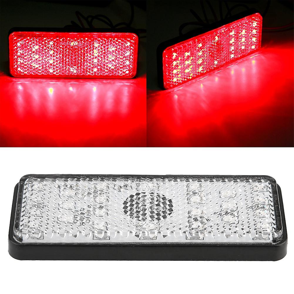 Universal Motorcycle LED Reflector Tail Rear Light Warning Lamp Turn Signal Indicator Light 
