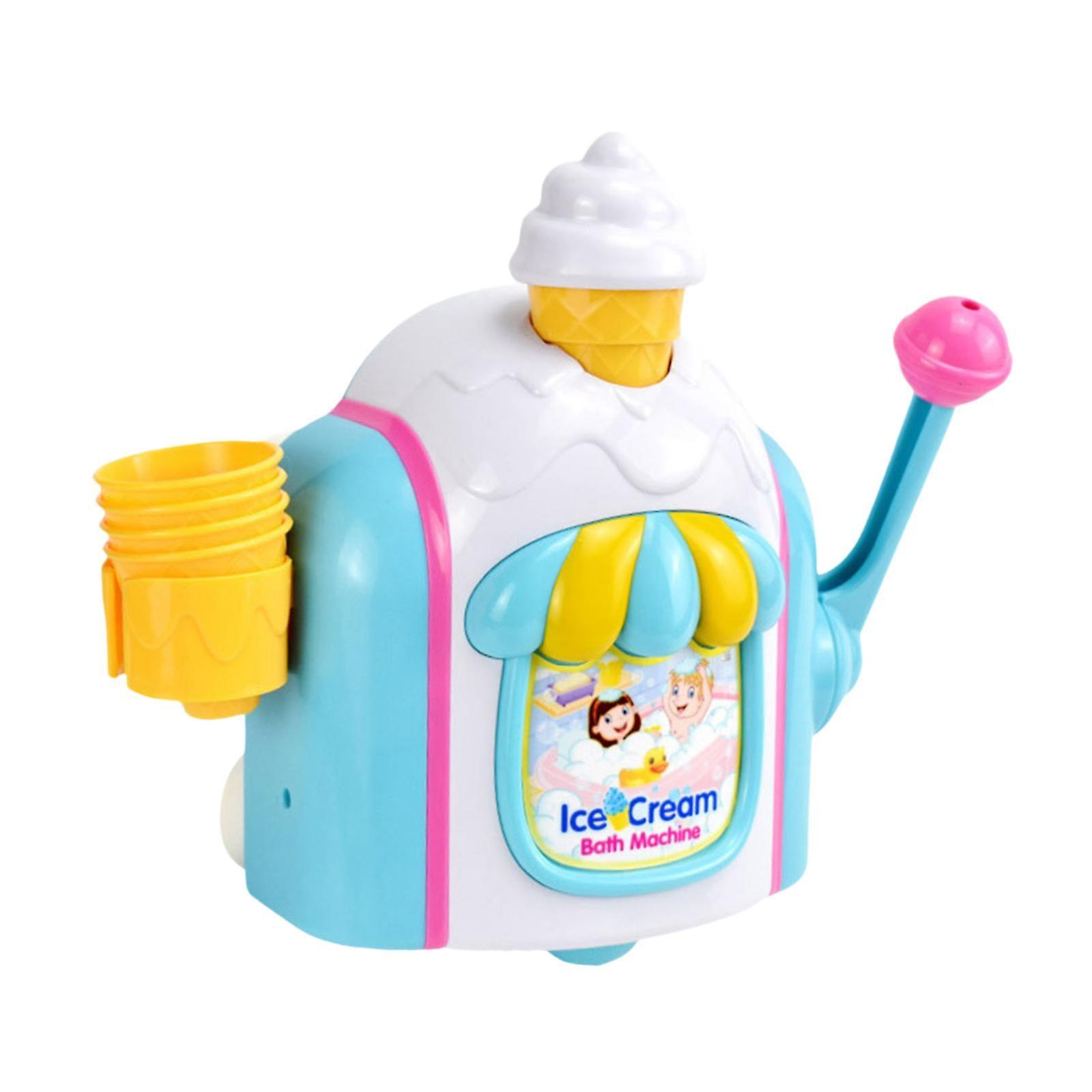 Children Ice Cream Portable Bubble Making Toy for Development