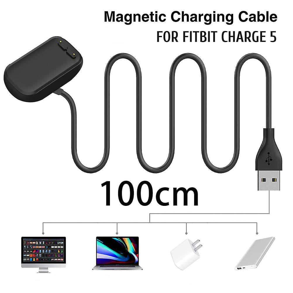 Charger Cable Compatible for Fitbit Charge 5 Replacement USB Charging Cord Accessories