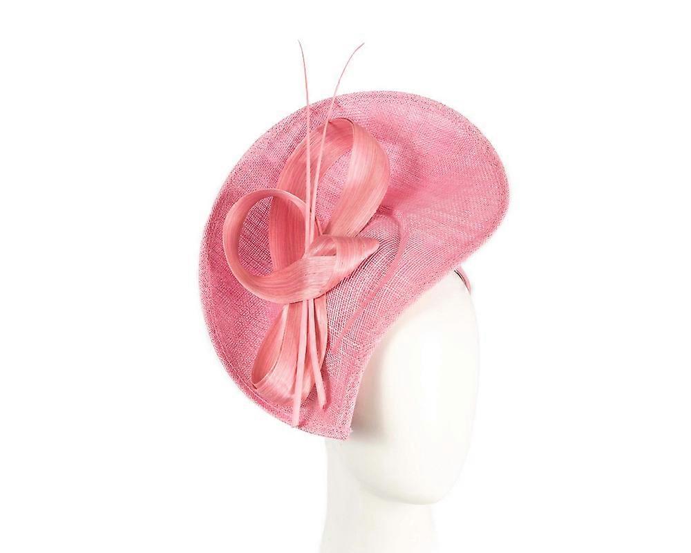 Large dusty pink sinamay fascinator by Max Alexander MA872DP