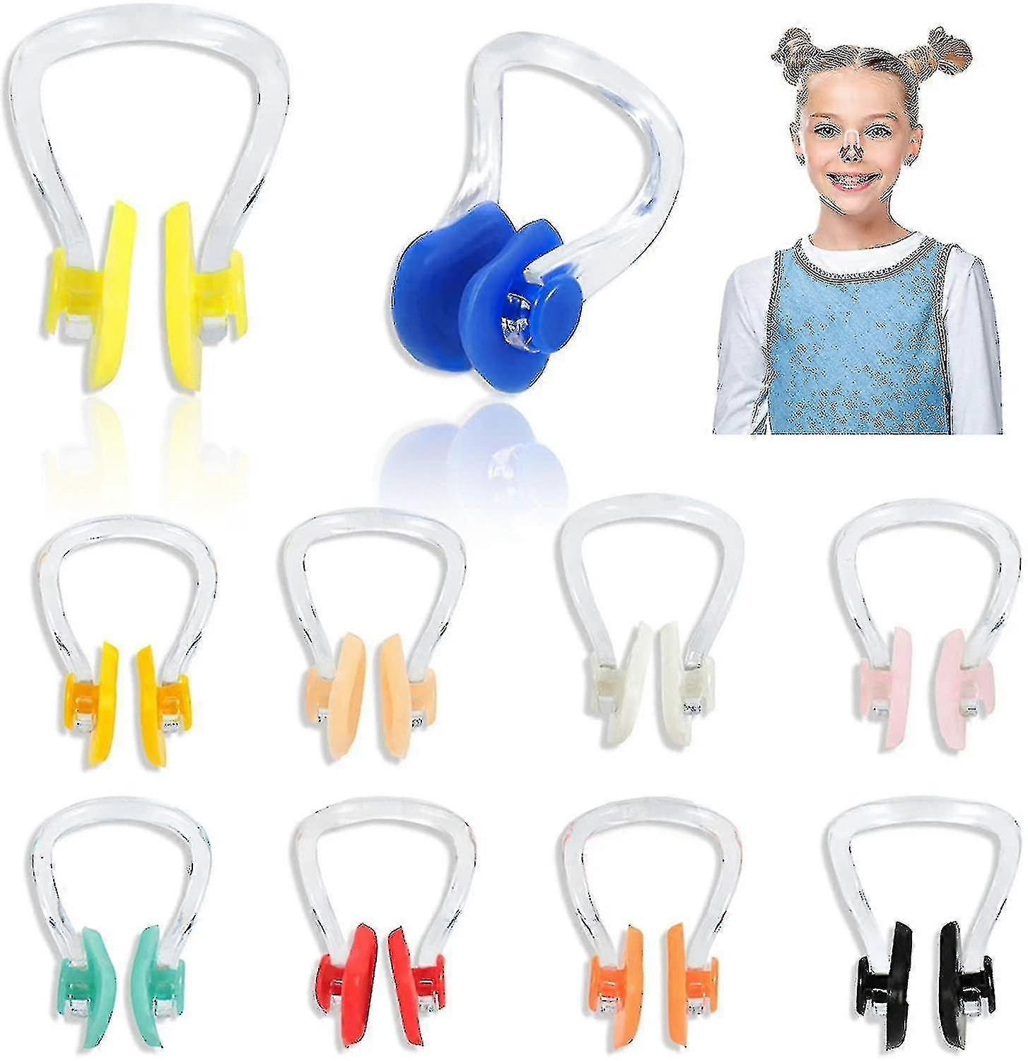 Swimming Clips 10 Pieces Waterproof Clips