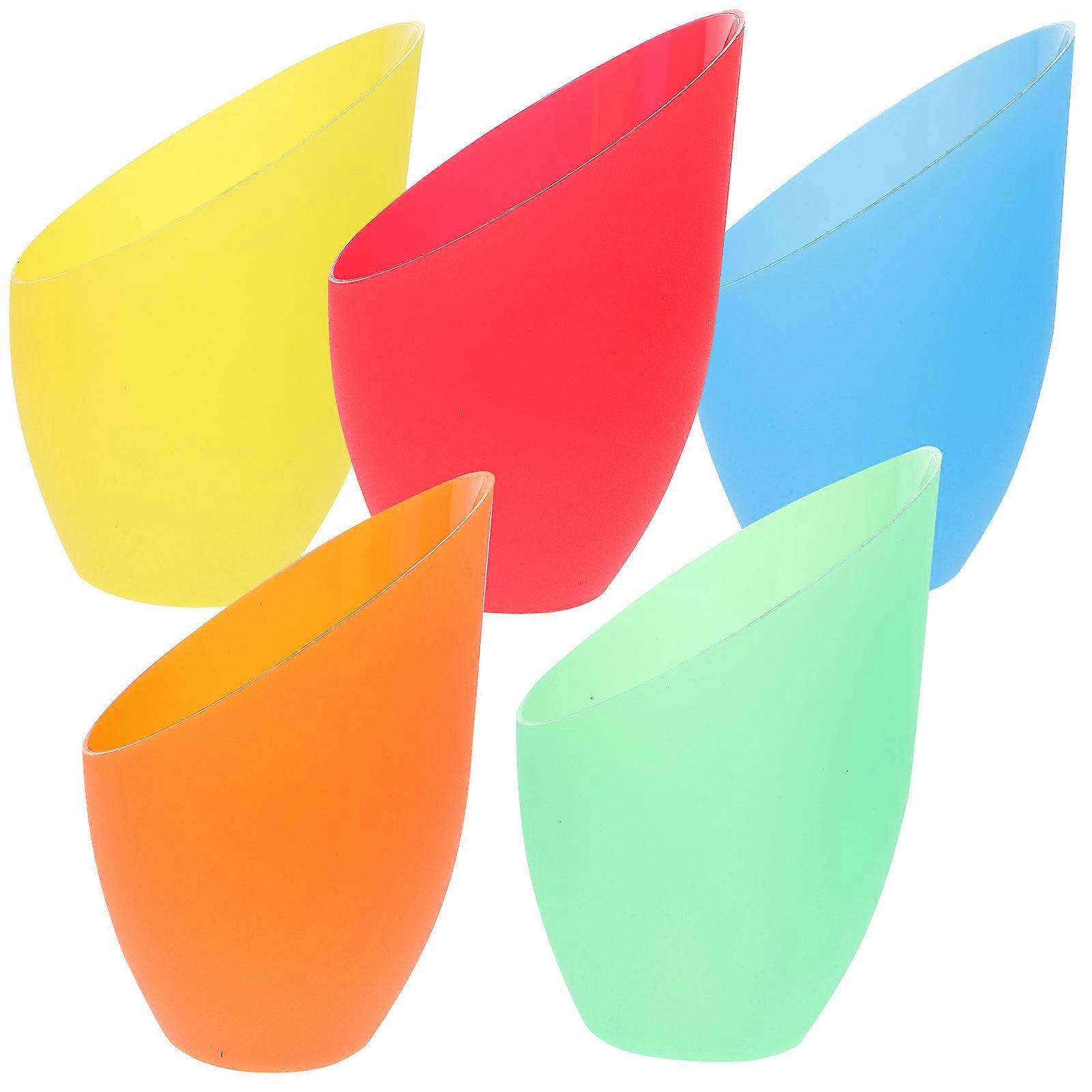 5pcs Unique Horseshoe Lampshade Replacement Colorful Plastic Lampshade Housewarming Gift