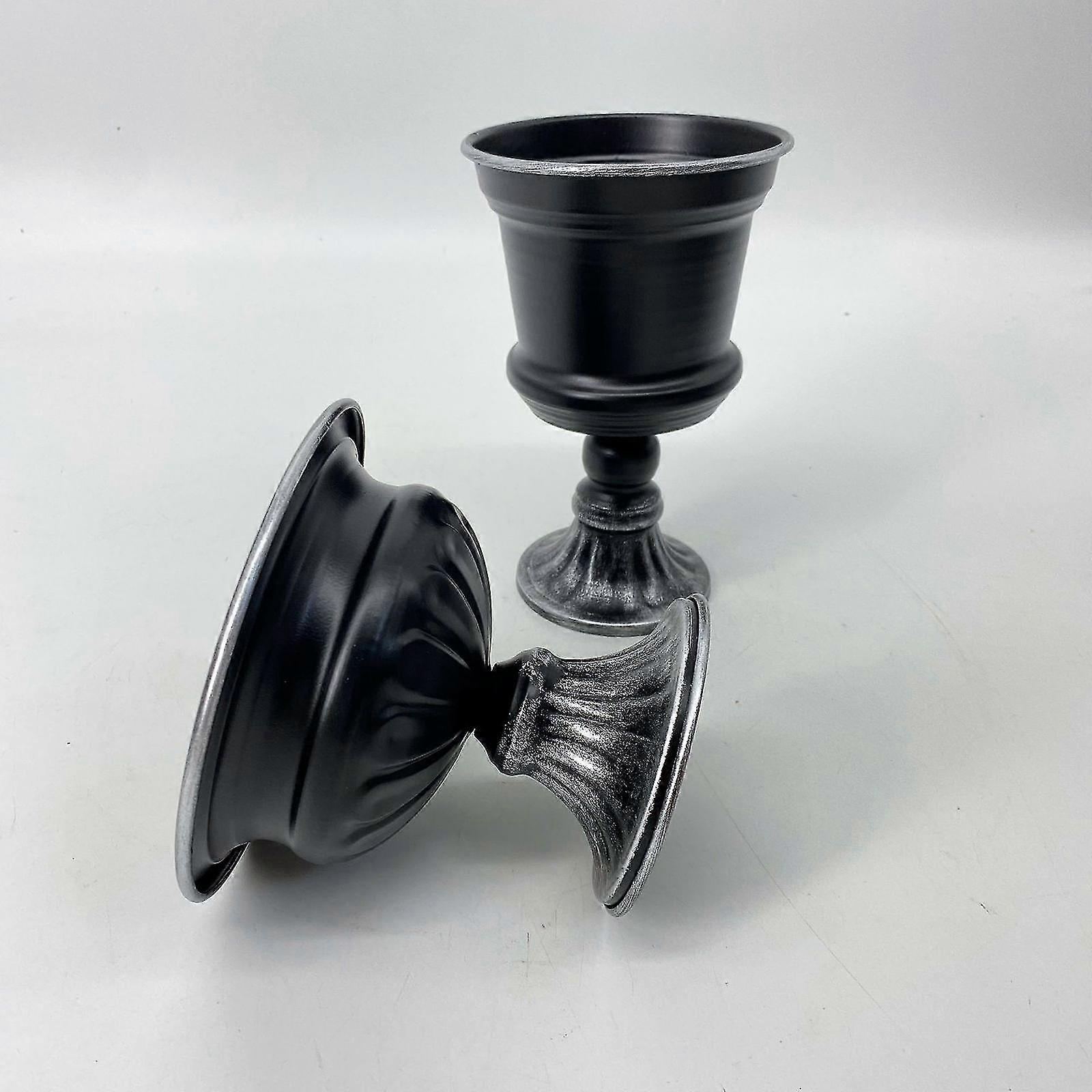 hg 2pcs Decorative Flowers Vase Planter Succulent Stem