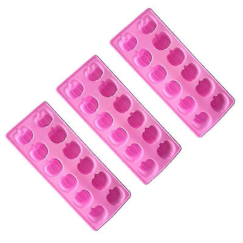 3pcs Kitchen ice cube molds,  Pumpkin Ice Molds