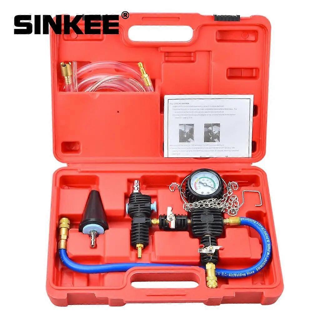 Auto Coolant Vacuum Kit Cooling System Radiator Set Refill and Purging Tool Universal Diagnostic~tool Car Accessorie No.39536