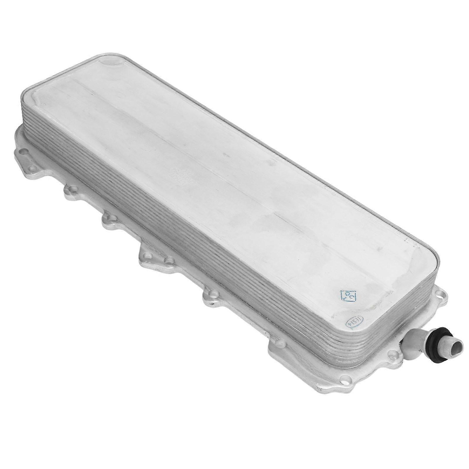 Engine Oil Cooler LR010754 Highly Efficient Reliable Durable Oil Cooler Heat Exchanger Replacement for Land Rover Discovery LR4 E2U411