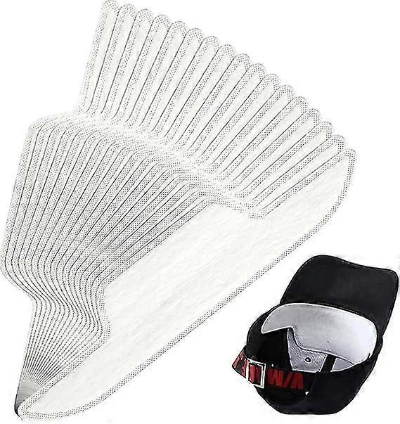 50/100 יחידות כובע תוחם כובע כרית זיעה סופגת חד פעמית לגולף בייסבול, מונע כתמים ריח, מגיני צווארון נושמים רכים רפידות זיעה