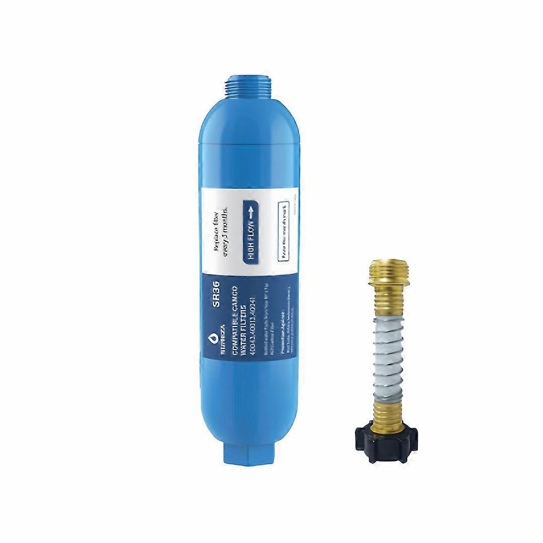 Premium RV Water Filter Protector Hose - Enjoy Pure, Fresh-Tasting Water - Eliminates Taste & Odor, Filters Chlorine and Sediment - Ideal for RVs, Cam