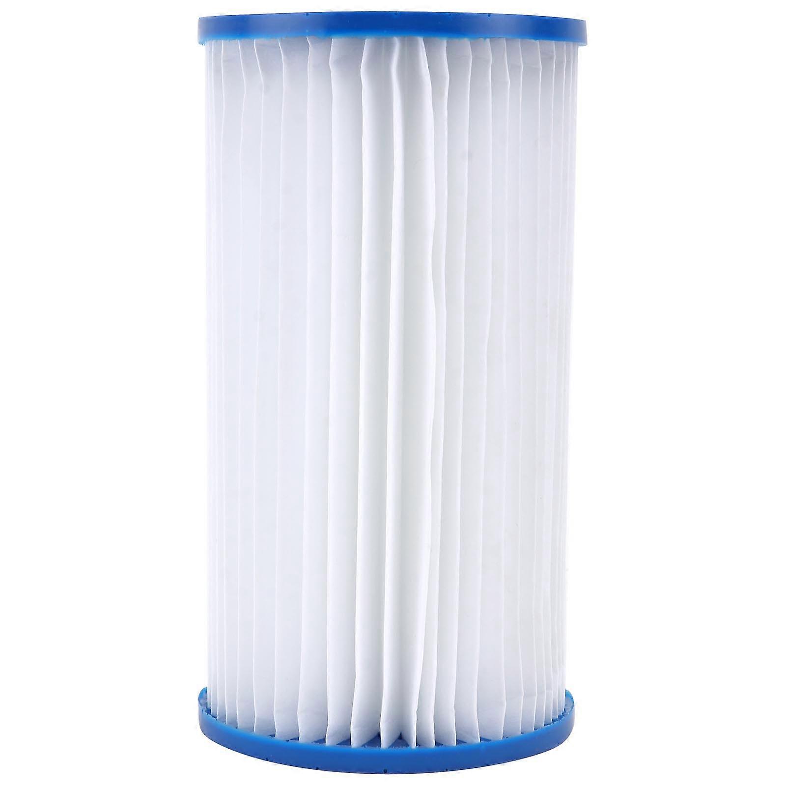 1Pc Swimming Pool Replacement Filter Plastic Pool Filter Cartridge White