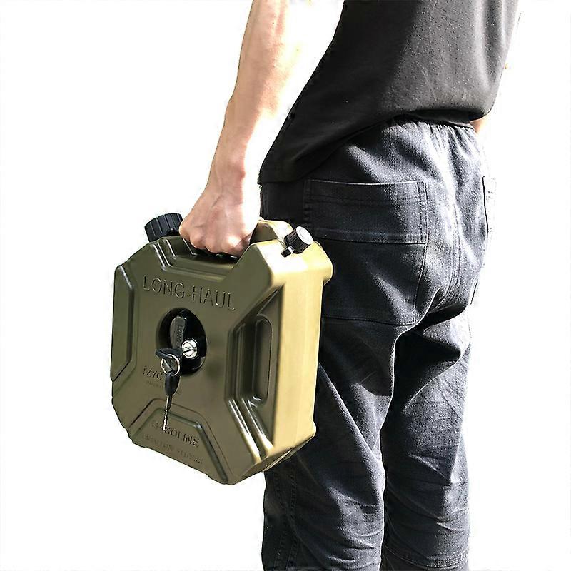 3L Emergency Gas Can With Bracket - Portable Petrol Storage For Off-Road Vehicles