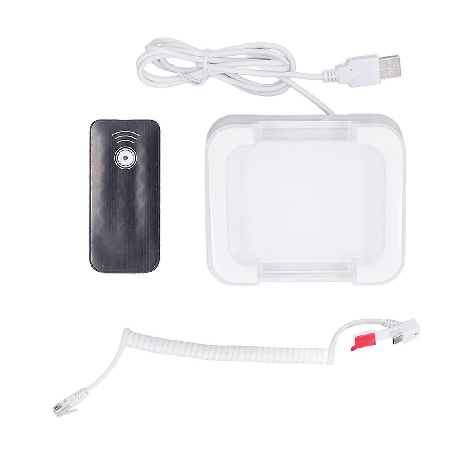 Anti Theft Security Alarm Display Stand 95-120dB Infrared Remote Control for Cell Phone Tablet Laptop MP4 Type C Plug