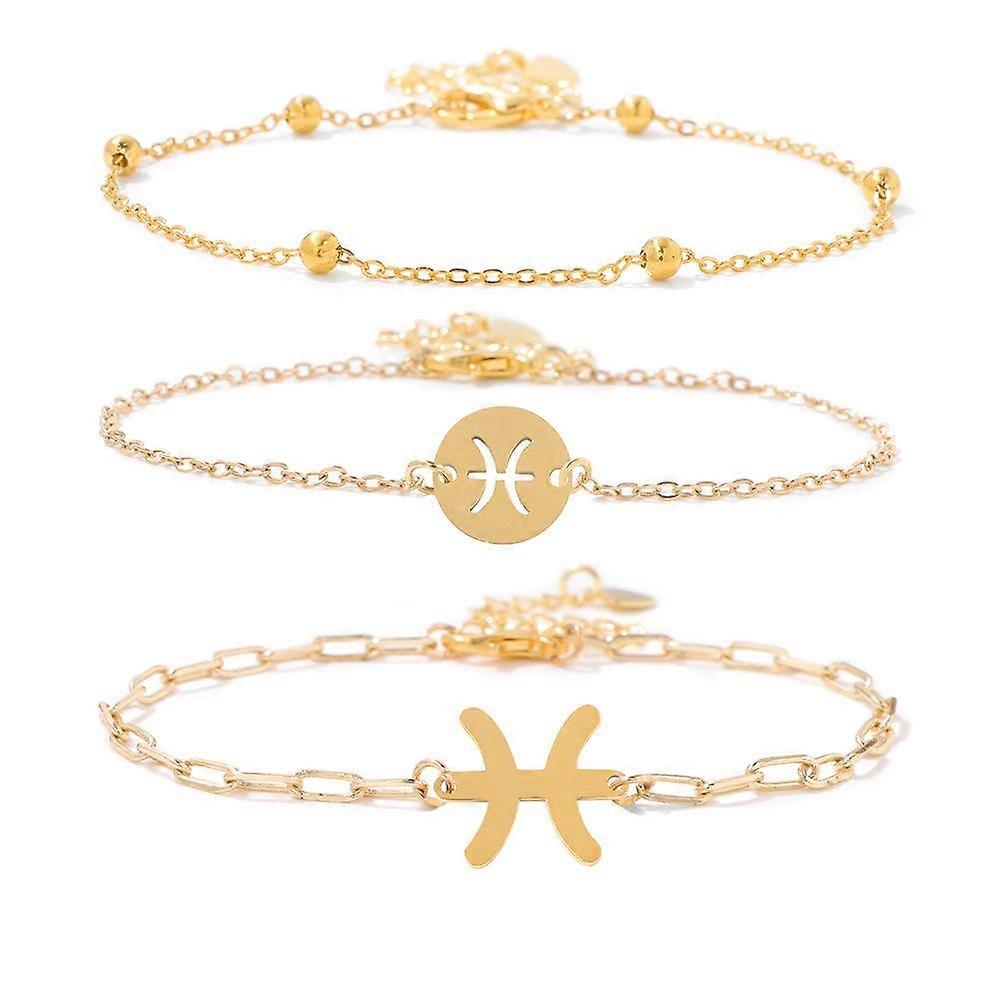 Bracelet-Pisces Trio - Pisces's Pristine Pendant