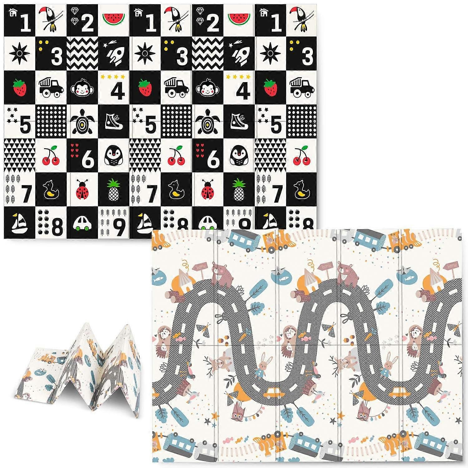Foldable foam mat
This large folding rug with dimensions of 200x150 cm has many practical uses.