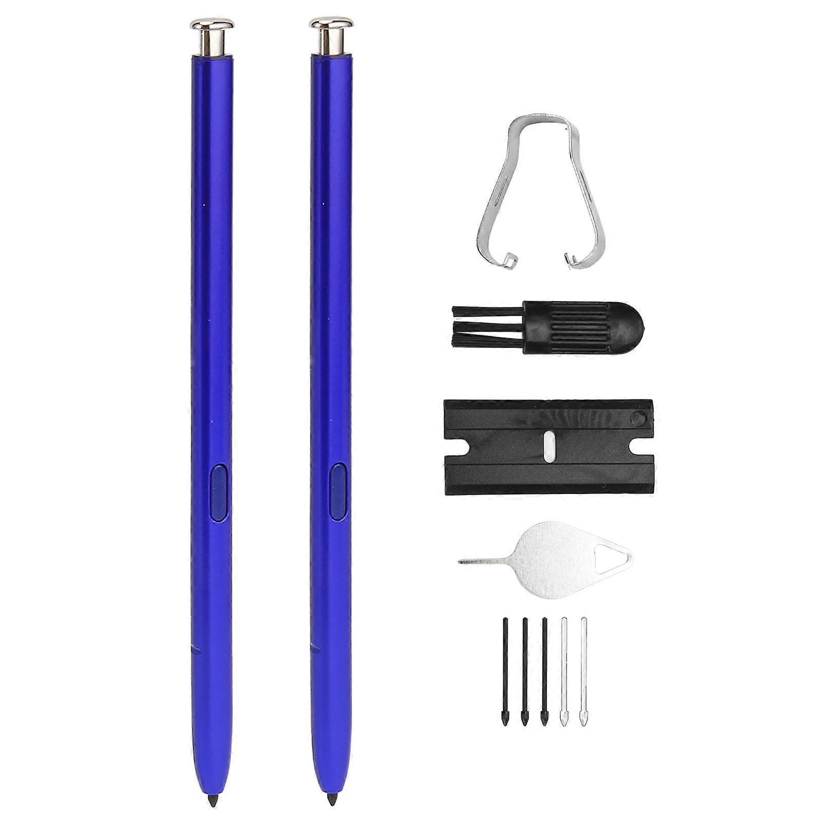 2Pcs Stylus Pen Touch Screen Replacement for Samsung Galaxy Note 10 Plus Smartphone Accessories with Spare Nibs