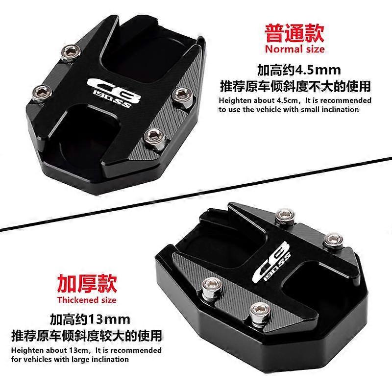 Suitable for Honda Flyway CB190SS modified side support pad CBF190TR side tripod to increase the height of the base bracket