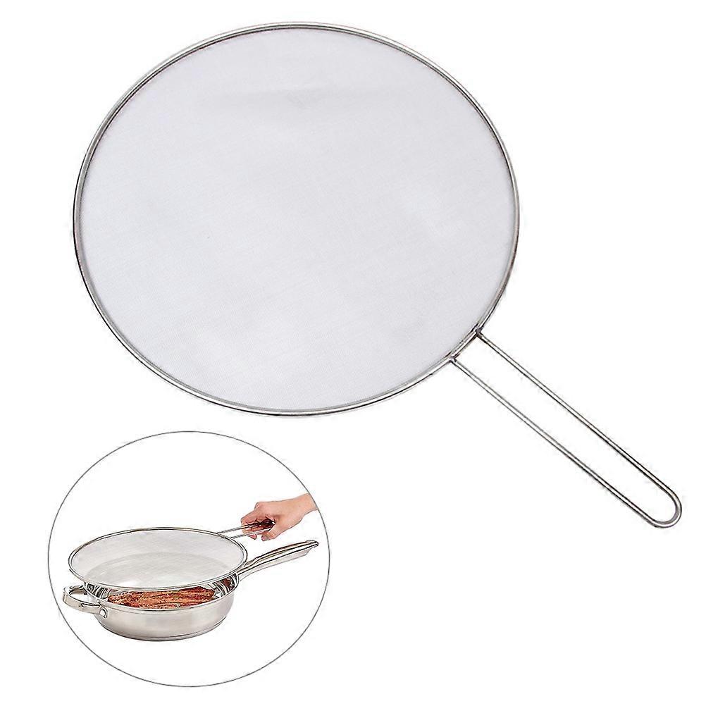 Kjøkken Splatter Screen Rustfritt stål Splatter Guard Fine Mesh Screen