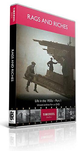 Life in the 1930s Part 1 - Rags and Riches DVD (2012) cert E NEW - Region 2