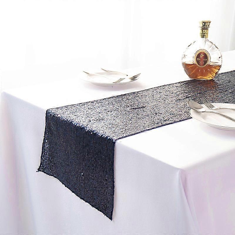 Chemin de table « Nappe à paillettes d’or Ruban de table »