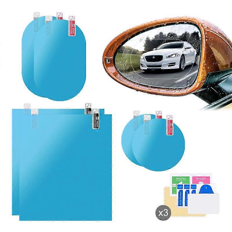 Barsinfi 6pcs HD ננו סרט מגן סרט עמיד לגשם עבור חלון רכב מראה כנף