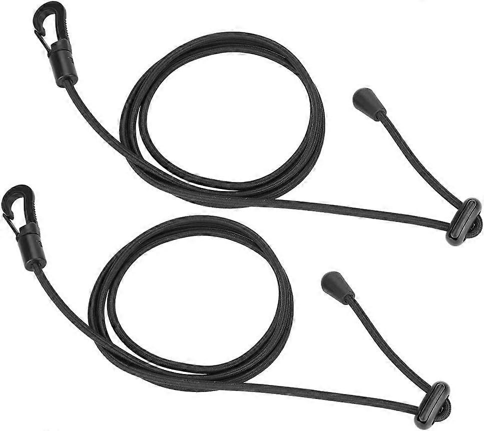 2pcs Kayak Paddle Leash, Stretchable Elastic Safety for Paddling, Durable Rubber String Fishing