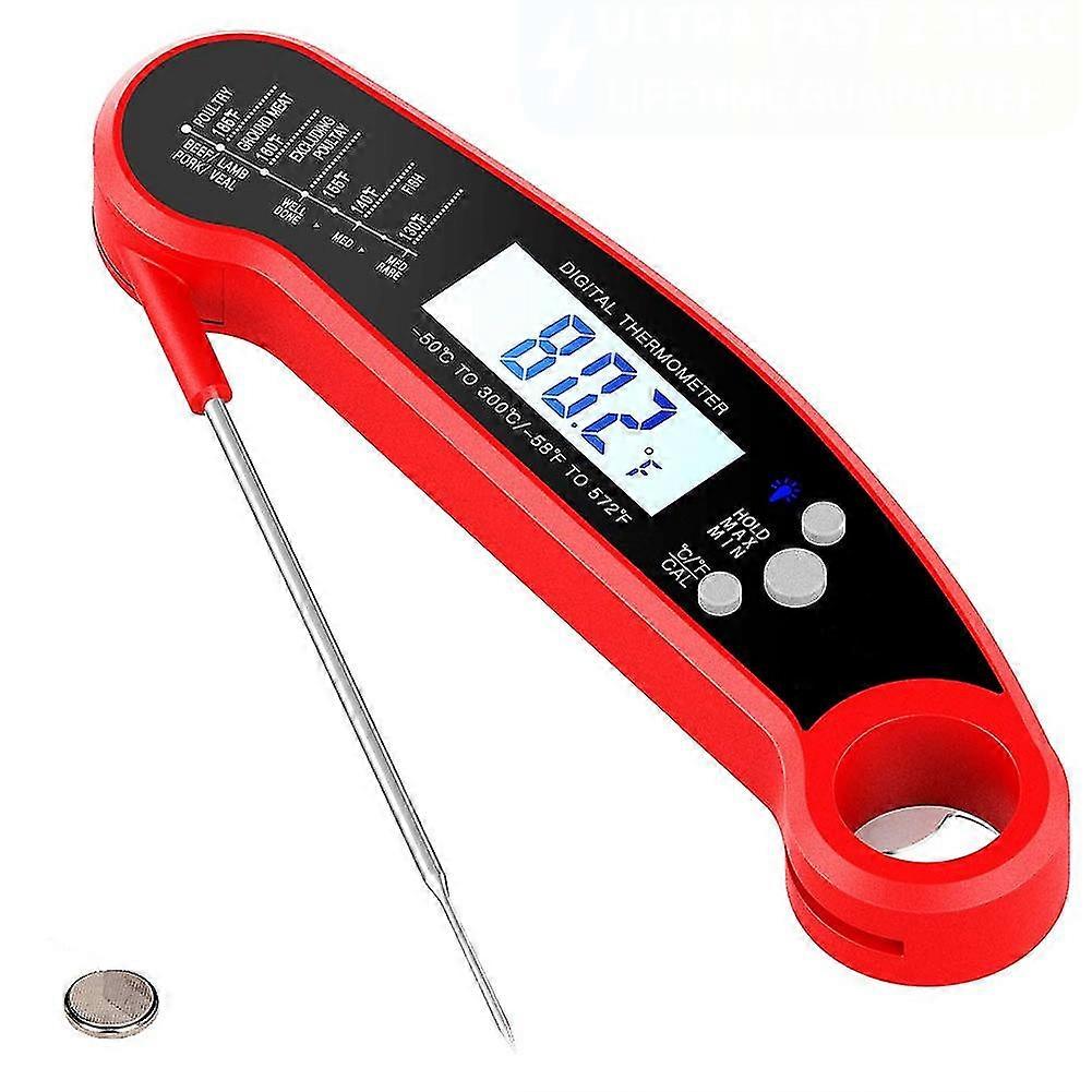 Kitchen Digital Thermometer Waterproof Ultra Fast Read Cooking Thermometer With