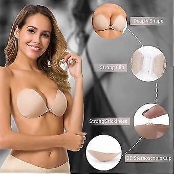 Adhesive Bra Strapless Sticky Invisible Push Up Silicone Bra For Backless  Dress With Nipple Covers Nude | Fruugo FR