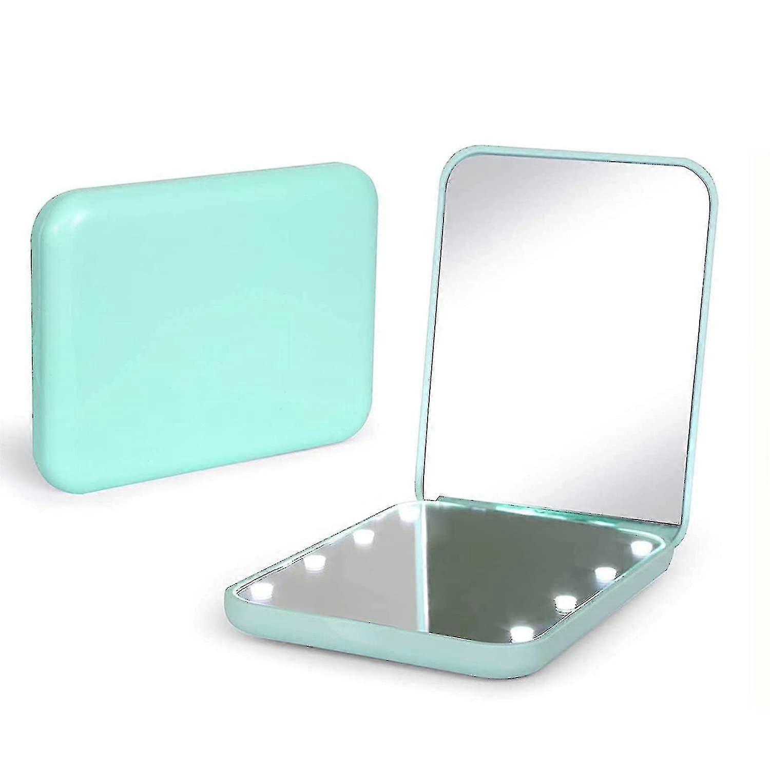 Magnification Led Compact Travel Makeup Mirror