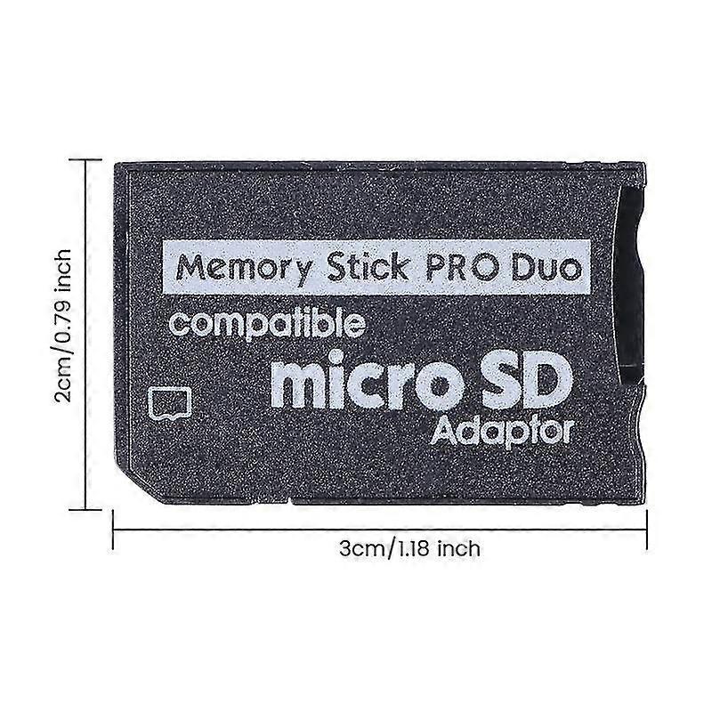 Memory Stick Pro Duo Mini MicroSD TF to MS Adapter SD SDHC Card Reader for Sony & PSP Series