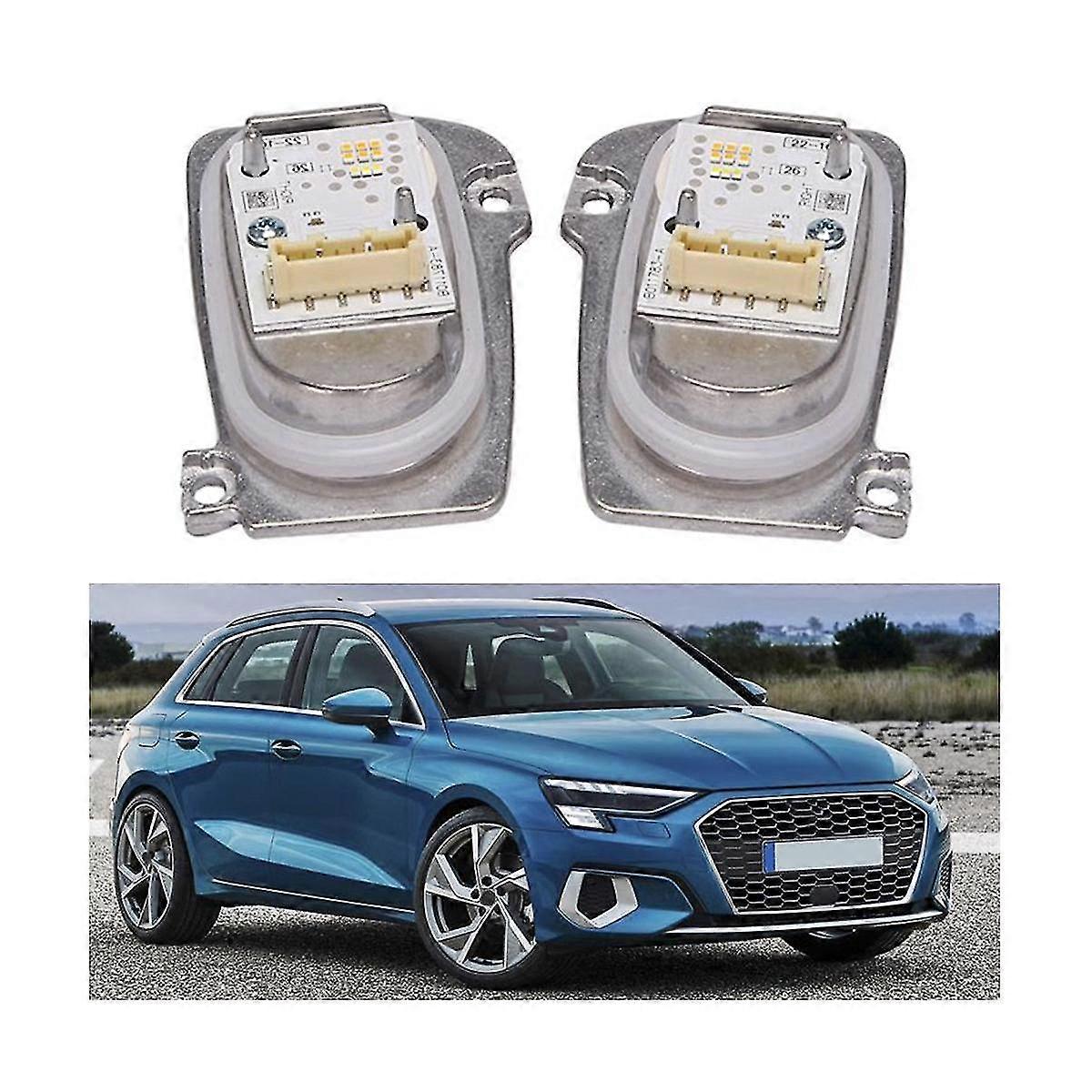 Valeo LED DRL Daytime Running Lights Control Module 8V0998473B / 8V0998474B For Audi A3 - 6000K Cold White