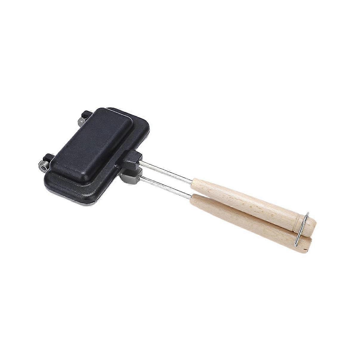 ساندويتش عموم فطيرة صانع انفصال المحمولة التدفئة السريعة الحديد الزهر مستطيل للفطائر الكعك الغداء