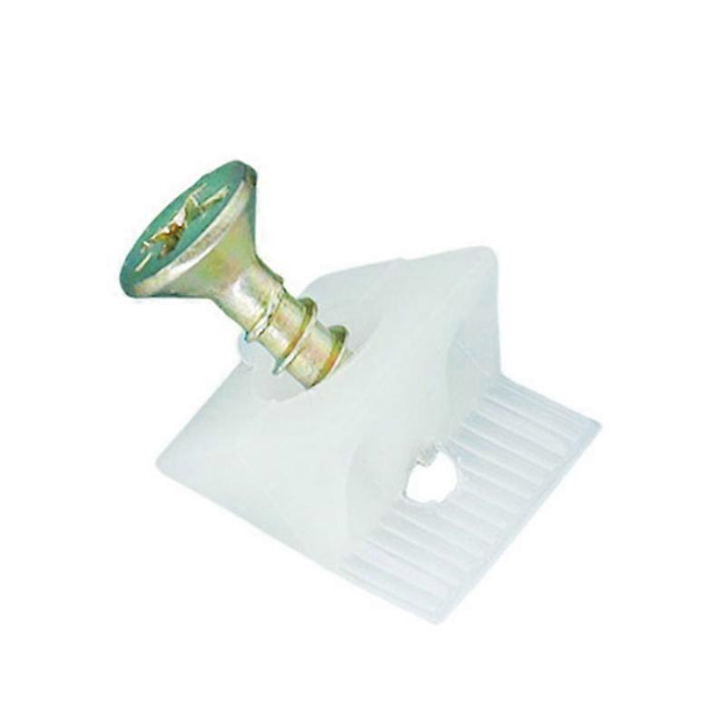 Furniture Mending Wedges with Screws Sagging Drawer Bottom Support Brackets Drawer Reinforcement Fastener Kit (50 Sets)