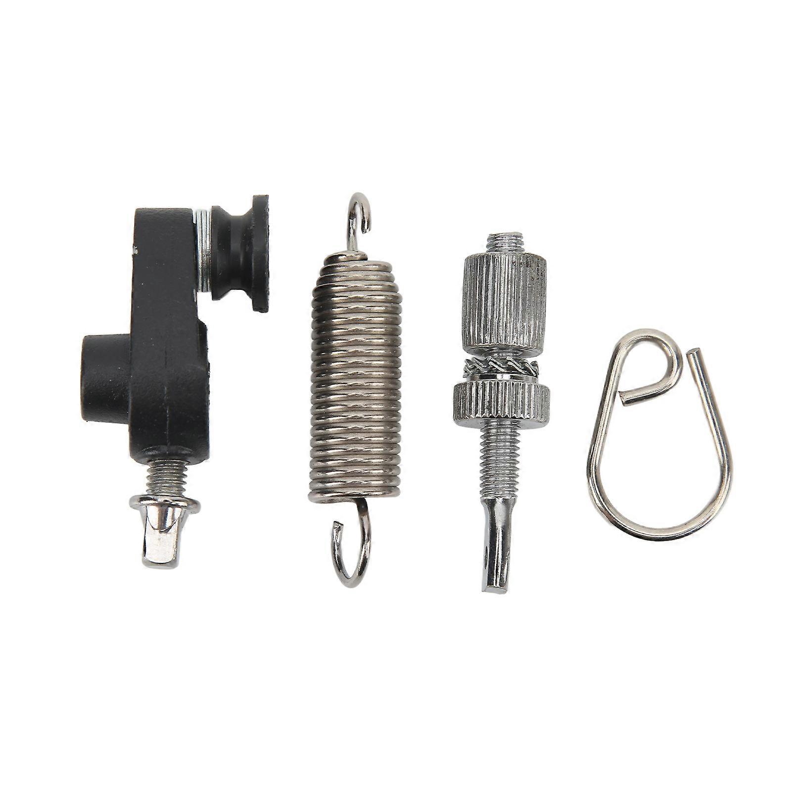 Drum Tread Hammer Spring Hook Set Easy Assemble Metal Drum Kit Accessories with Tensioner Black