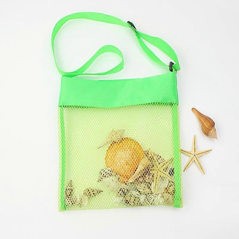 Portable Beach Toy Mesh Bag Lightweight Children\'s Toy Collecting Bag for Holding Beach Shells