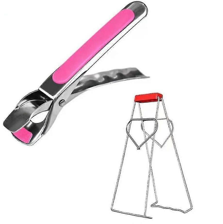 Ανοξείδωτο χάλυβα no-slip gripper κλιπ αντι ζεματιστός σφιγκτήρας λαβή αέρα τηγάνια