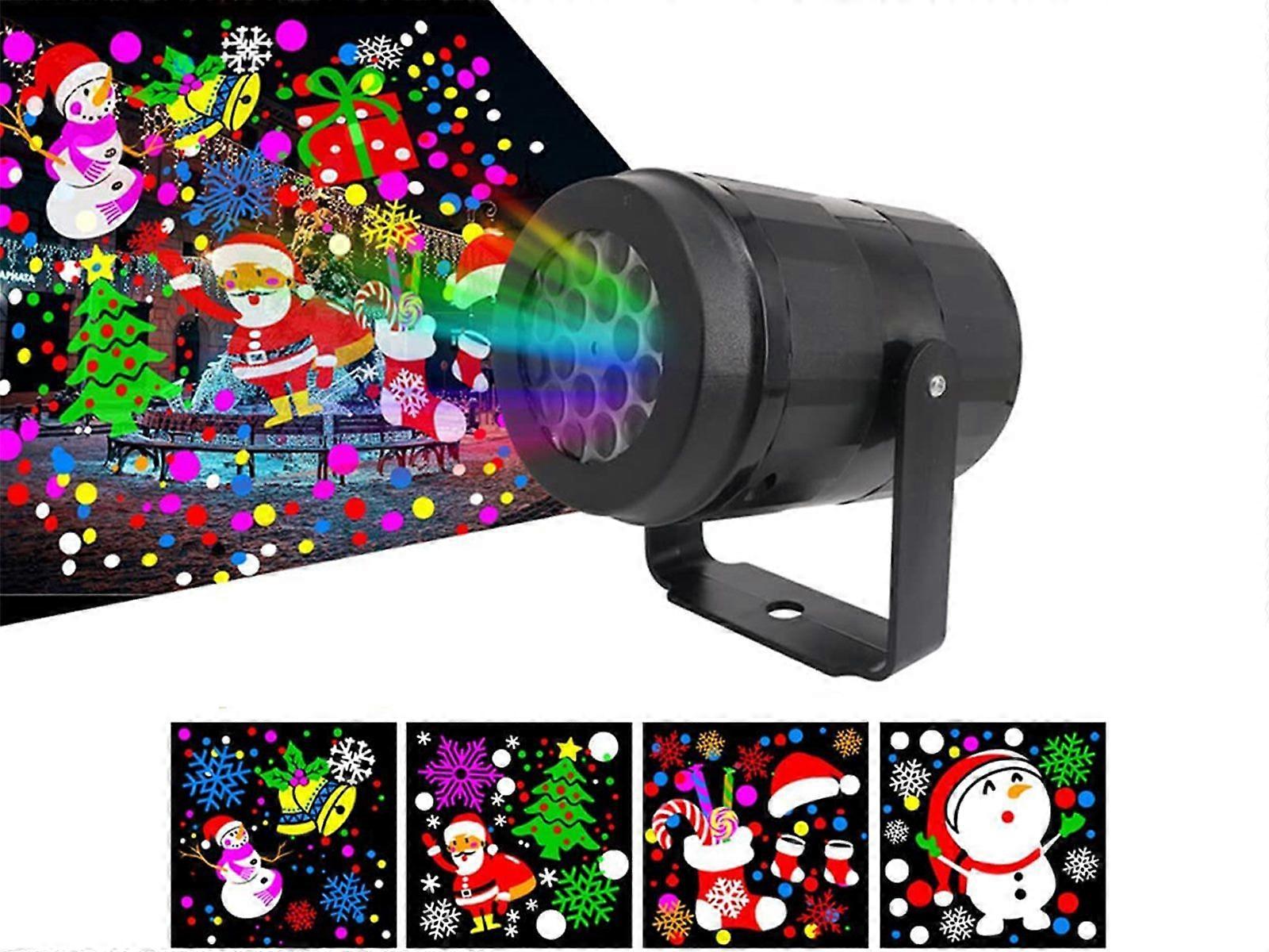 2PCS Christmas Projector Light with 16 Patterns Xmas Laser Lights