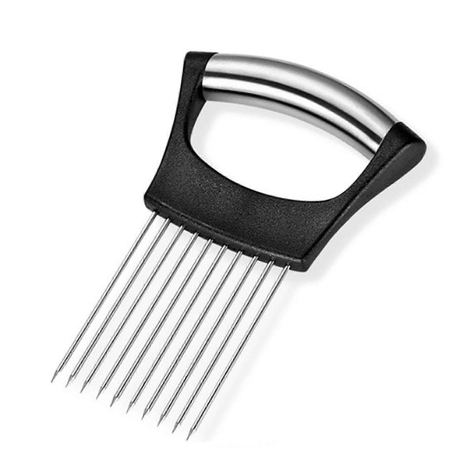 Handheld Onion Holder for Slicing Easy Cleaning Food Cutting Tool for Onion Potato