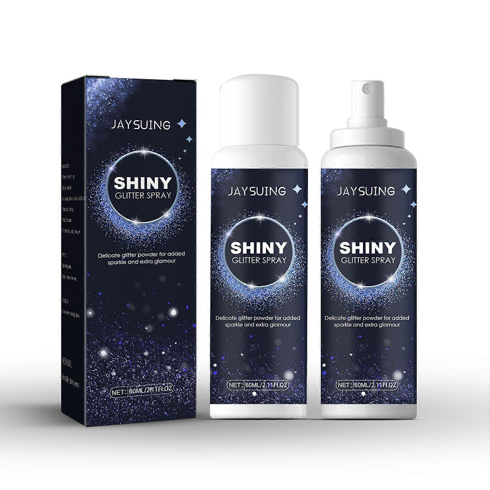 Temporary Body Glitter Spray Brightening Glitter Spray Highlighter Powder for Halloween Party Nightclub