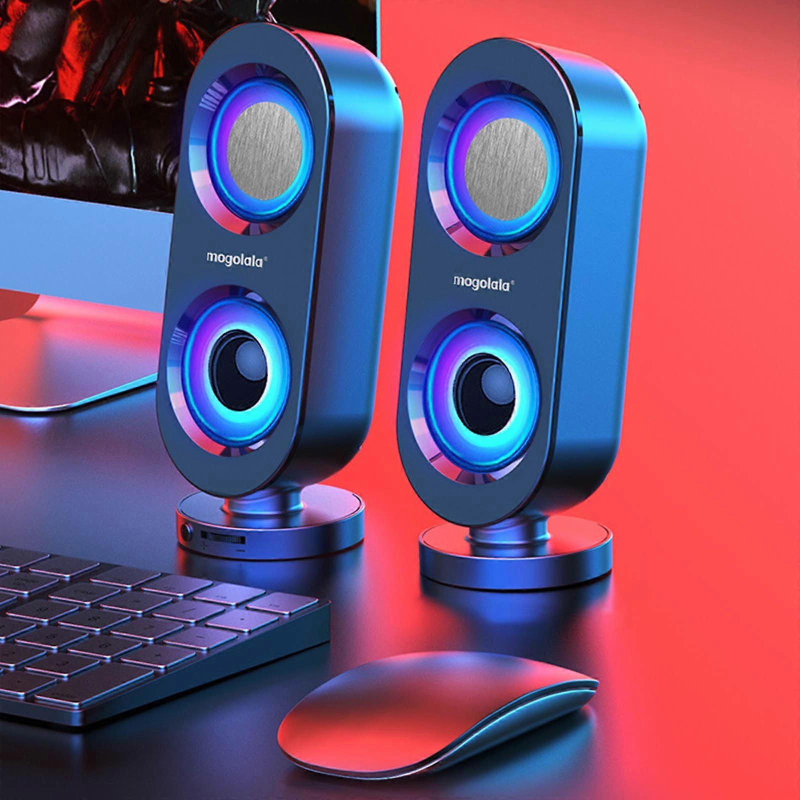 Desktop Game Computer Audio Desktop Home Mobile Phone Small Speaker Mini Subwoofer Wired USB High Volume E653