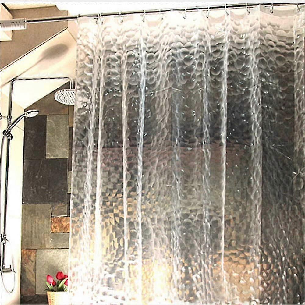 3d Cube Water Mildew Proof Water Proof Shower Curtain