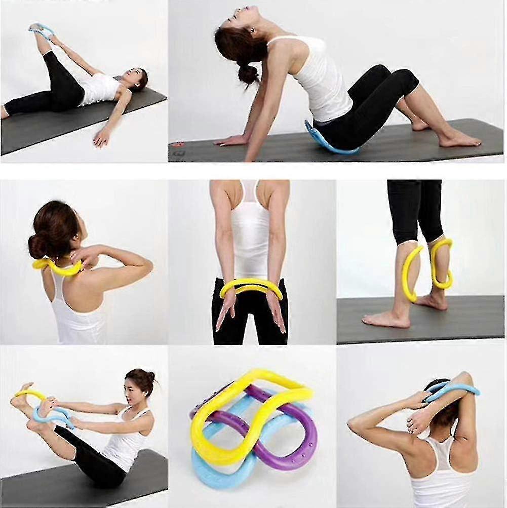 Pilates Ring Yoga Magic Circle Dieta Deporte Masaje Amarillo