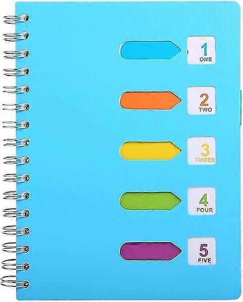 Bran 5 Theme Notebooks: A5 Spiral Notepad, Wide Rule - Professional