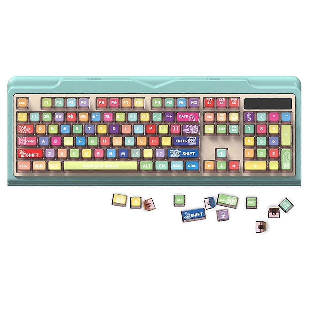 Mechanical Keyboards Keycaps Set ASA Height Pudding Keycap Set for 116Keys