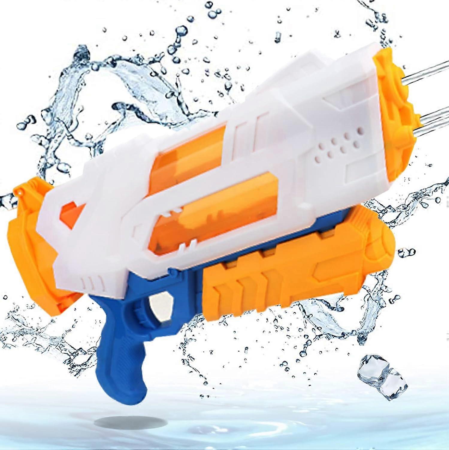 Water Pistols,White Water Pistol Toy, 1800ML Water Gun, High Capacity Water Pistol Gun, 11 Meter Range, for Outdoor Summer Parties Pool Garden Beach S