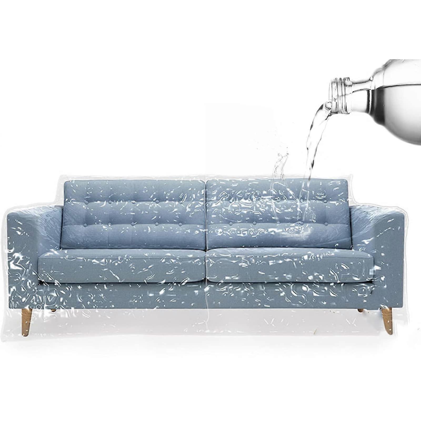 Plast Sofföverdrag Möbelöverdrag Sofföverdrag Heavy Duty Vattentät Soffa Skyddsöverdrag Soffa Plast för Soffa Rörlig Soffa Skydd Skydd